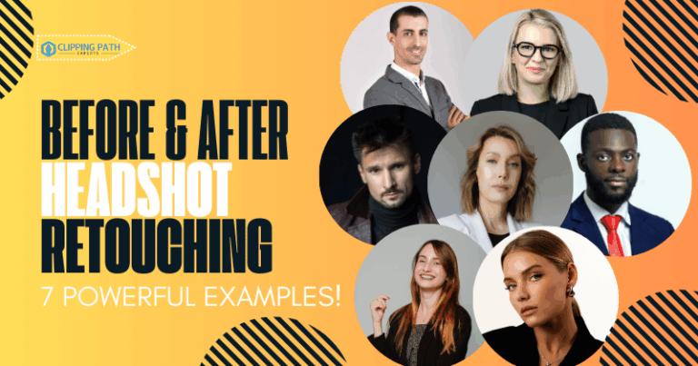 Before After Headshot Retouching