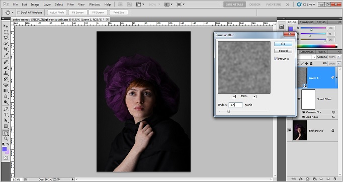 Learn how to add grainy effect in photoshop in 5 Minutes