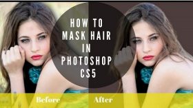 How to do hair masking in Photoshop Using Photoshop Cs5