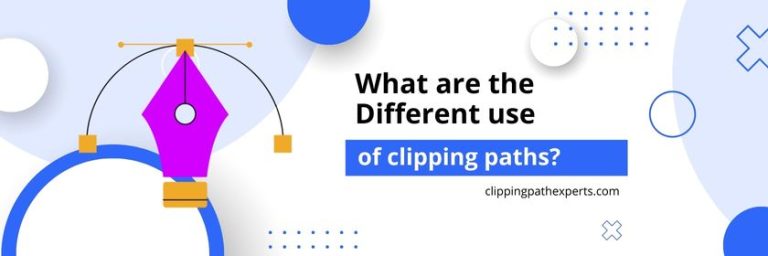 What are the Different use of clipping paths?